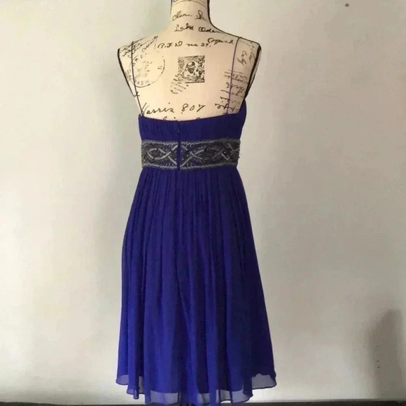 Aidan Mattox blue cocktail dress - Picture 5 of 8